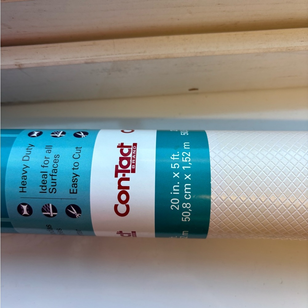 Con-Tact Brand White Adhesive Shelf Liner